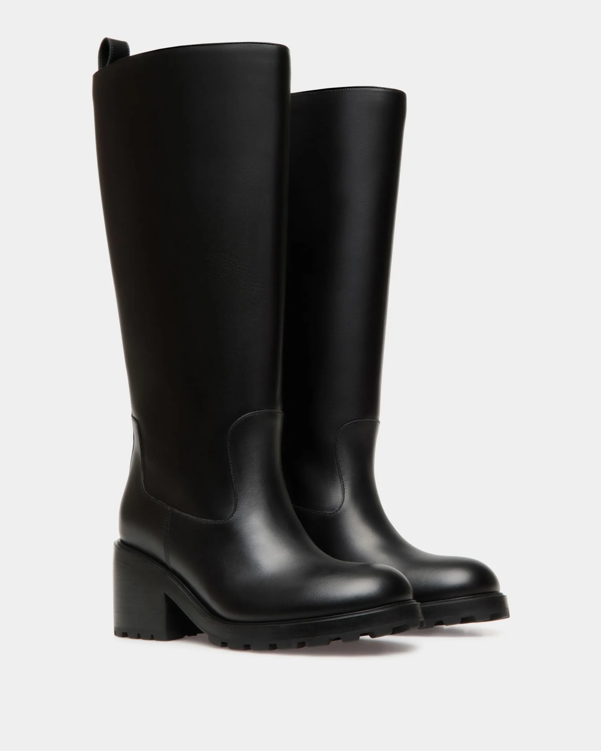 Gusto Stiefel Aus Leder In Schwarz