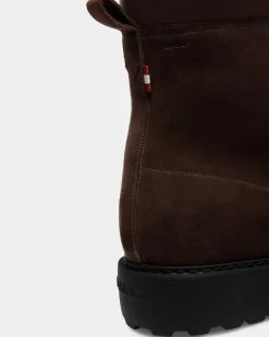 Gusto Stiefelette Aus Veloursleder In Ebenholz