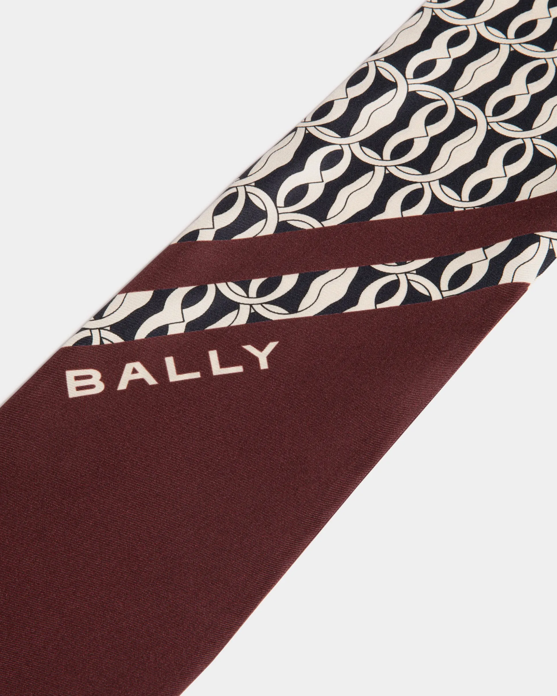 Halstuch Aus Seide In Andorra Mit Emblem-Print