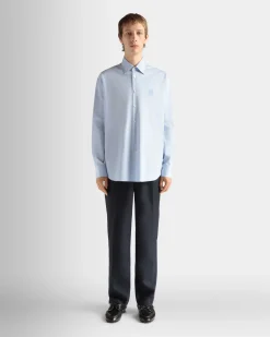 Hemd Aus Baumwolle In Light Blue