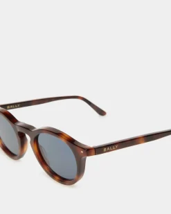 Hermann Sonnenbrille Aus Acetat In Havana