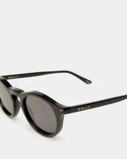 Hermann Sonnenbrille Aus Schwarzem Acetat