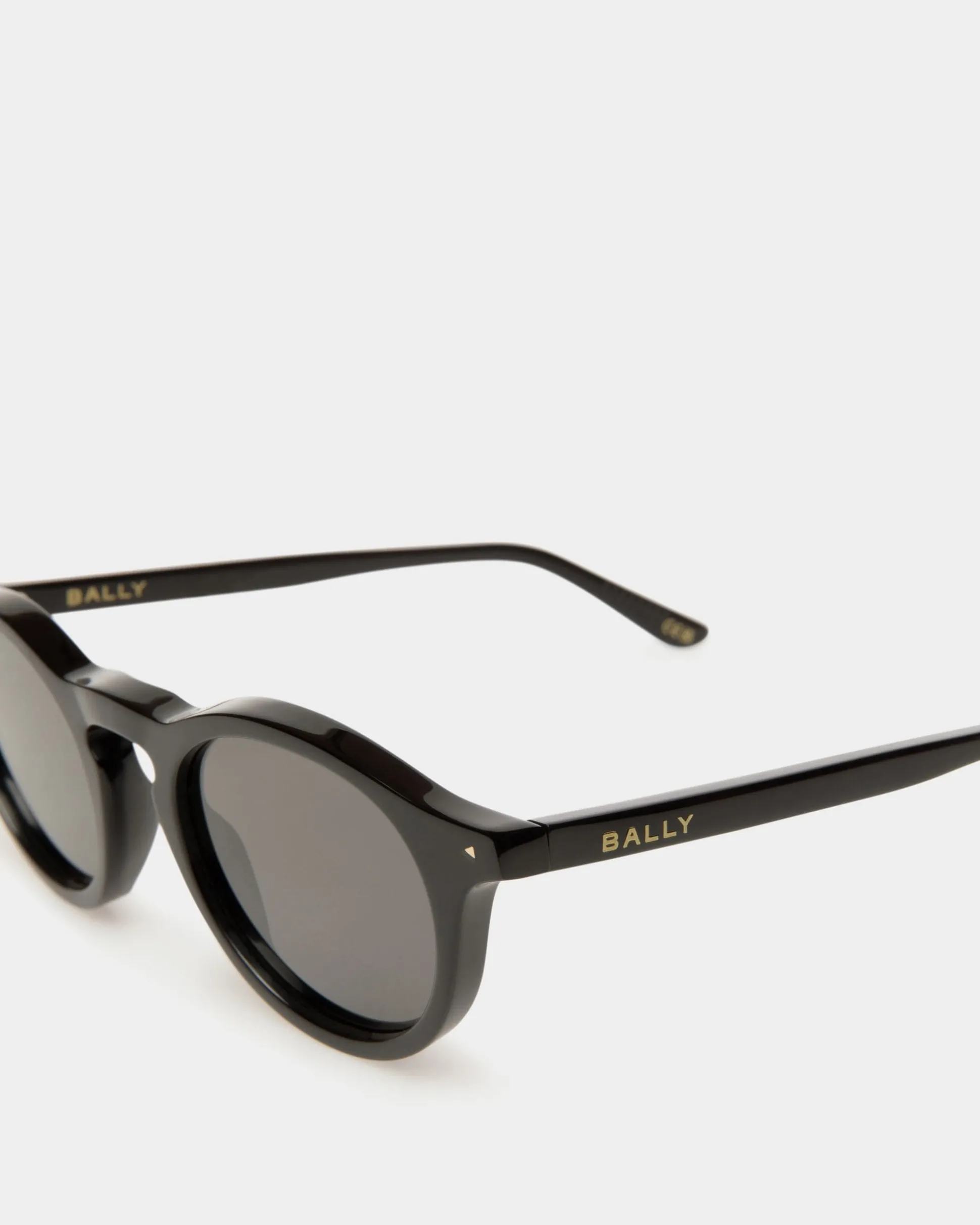 Hermann Sonnenbrille Aus Schwarzem Acetat