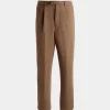Hose Aus Baumwolle In Camel