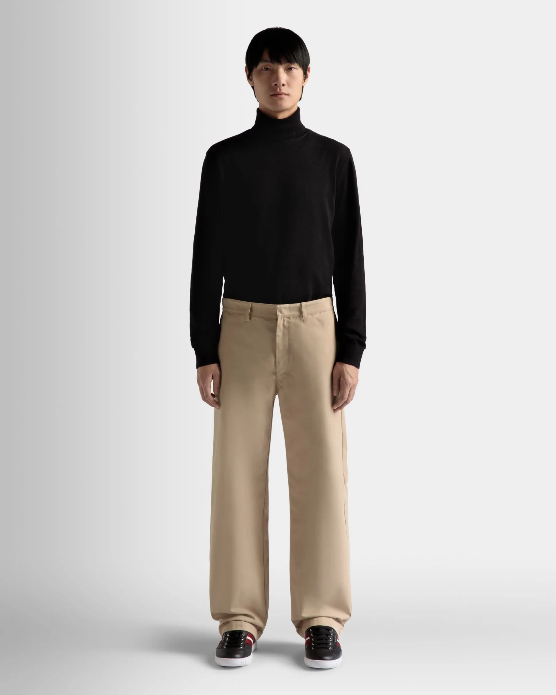 Hose Aus Baumwolle In Camel