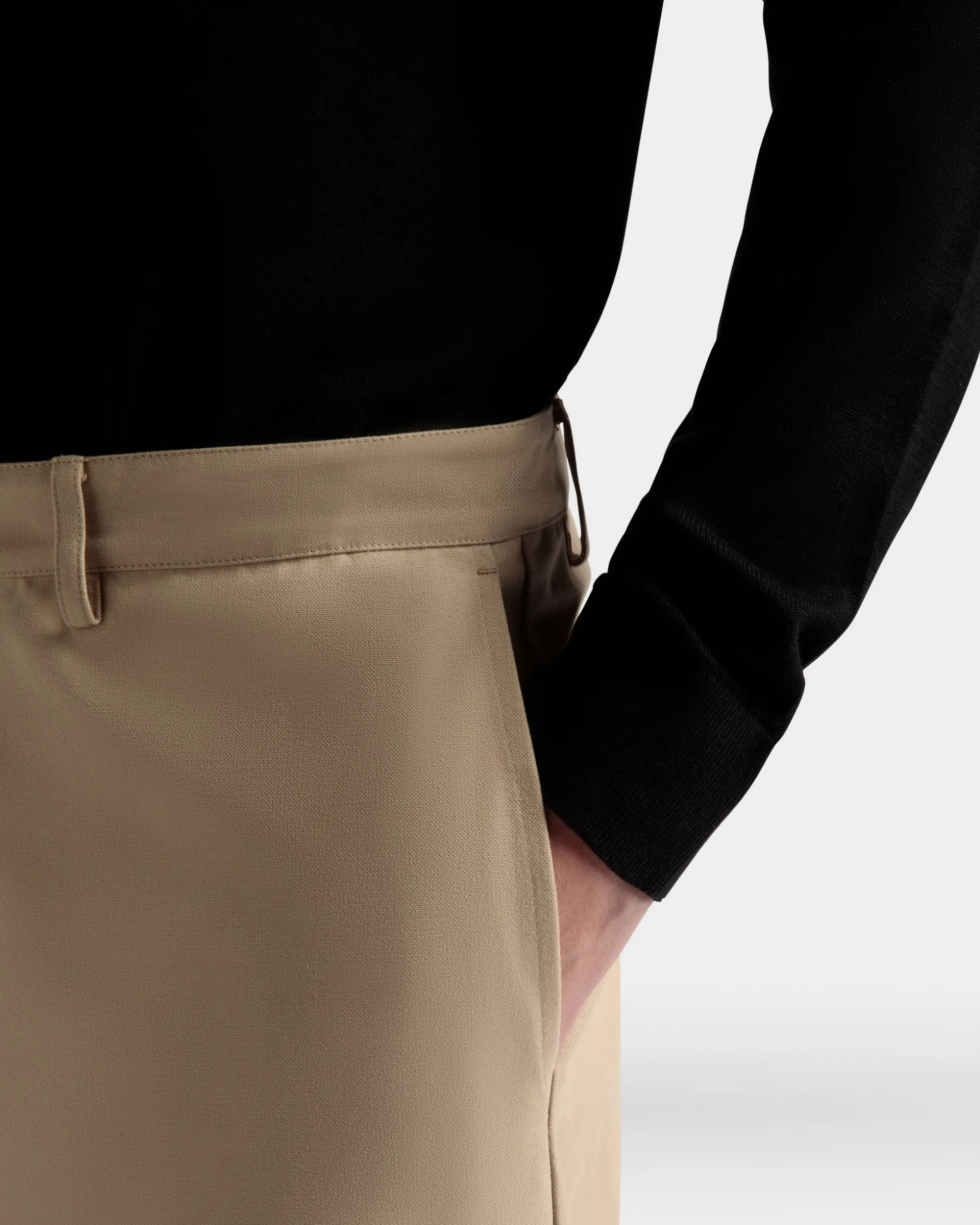 Hose Aus Baumwolle In Camel