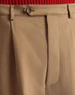 Hose Aus Baumwolle In Camel