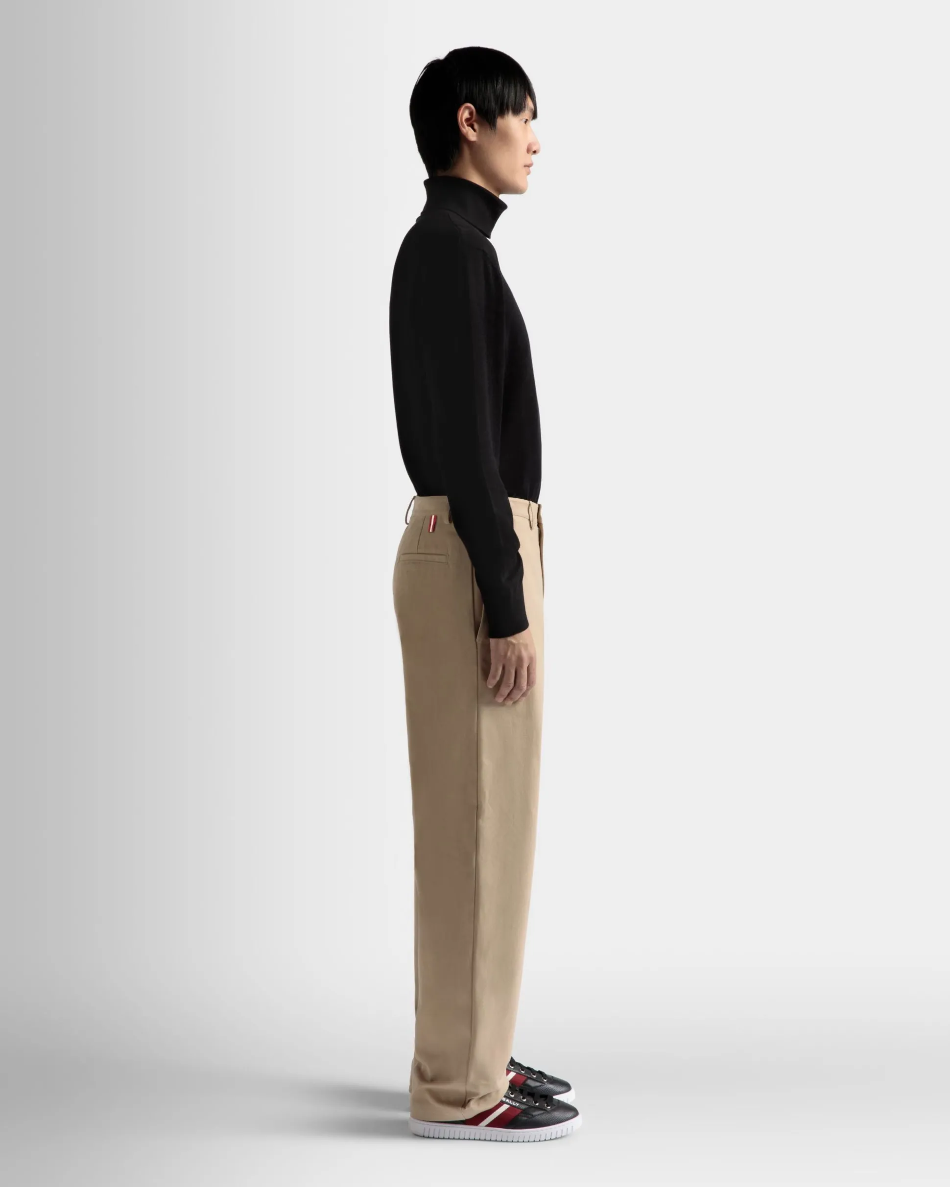 Hose Aus Baumwolle In Camel