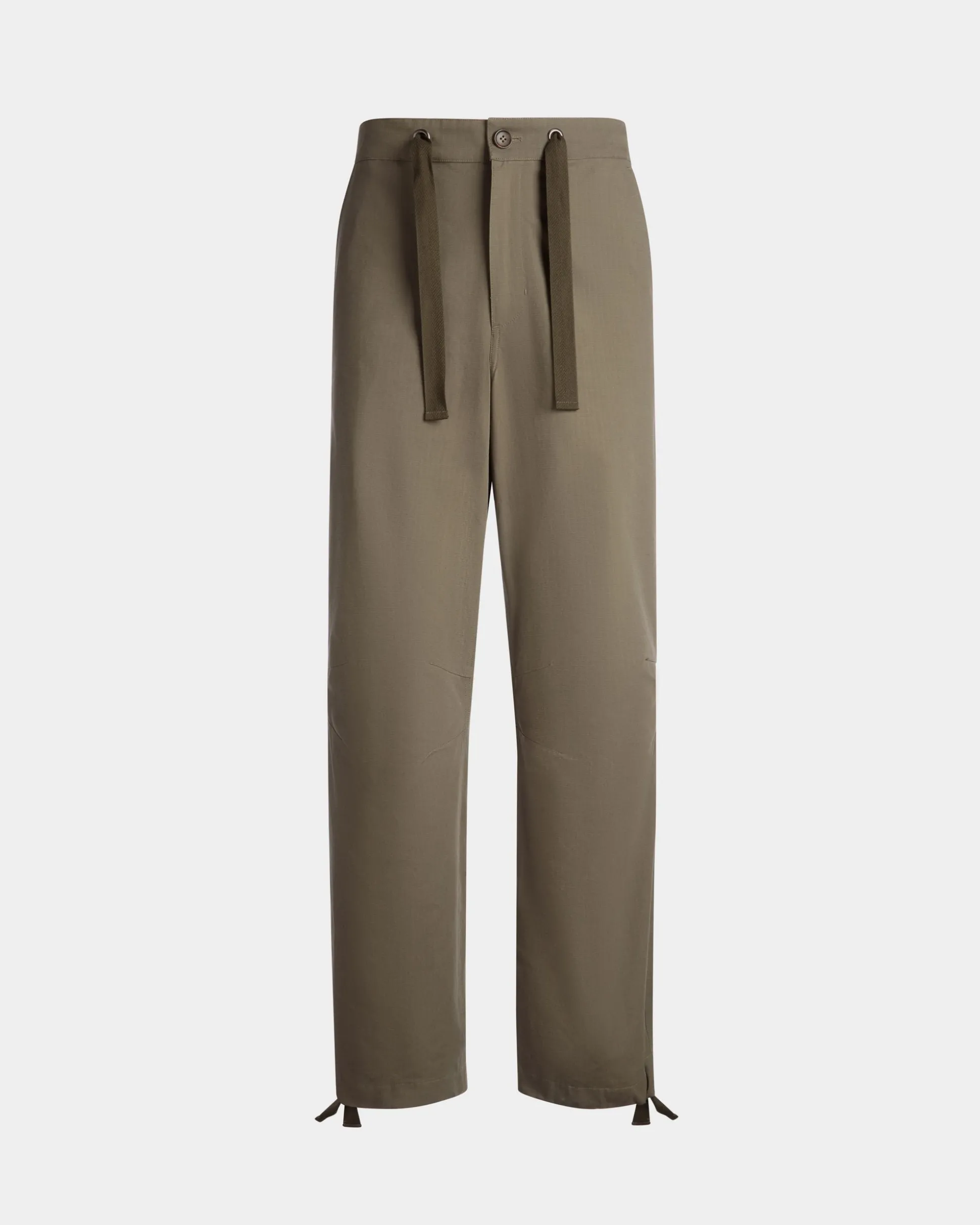Hose Aus Baumwolle In Military Green Aus Der Adrien Brody Travel-Kollektion