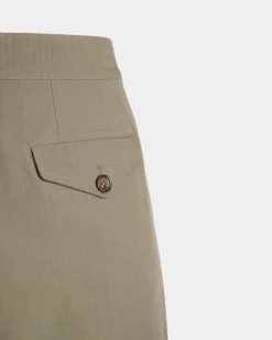 Hose Aus Baumwolle In Military Green Aus Der Adrien Brody Travel-Kollektion