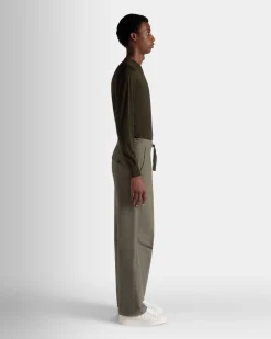 Hose Aus Baumwolle In Military Green Aus Der Adrien Brody Travel-Kollektion