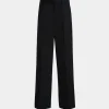 Hose Aus Einer Wollmischung In Navy Blue