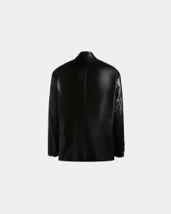 Jacke Aus Leder In Schwarz