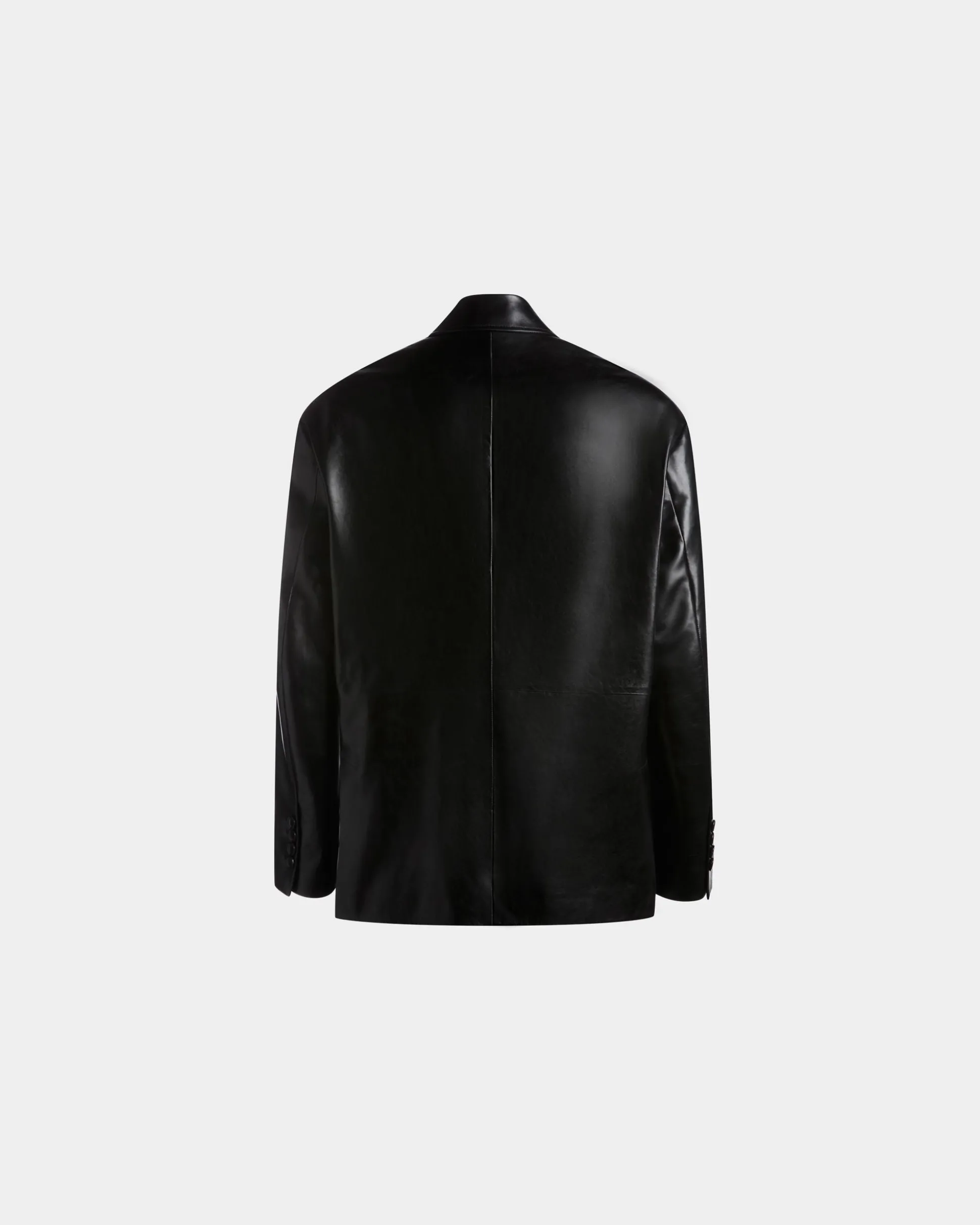Jacke Aus Leder In Schwarz