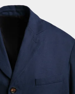 Jacke Aus Leinen In Navy Blue