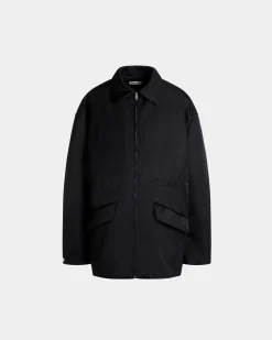 Jacke Aus Nylon In Schwarz
