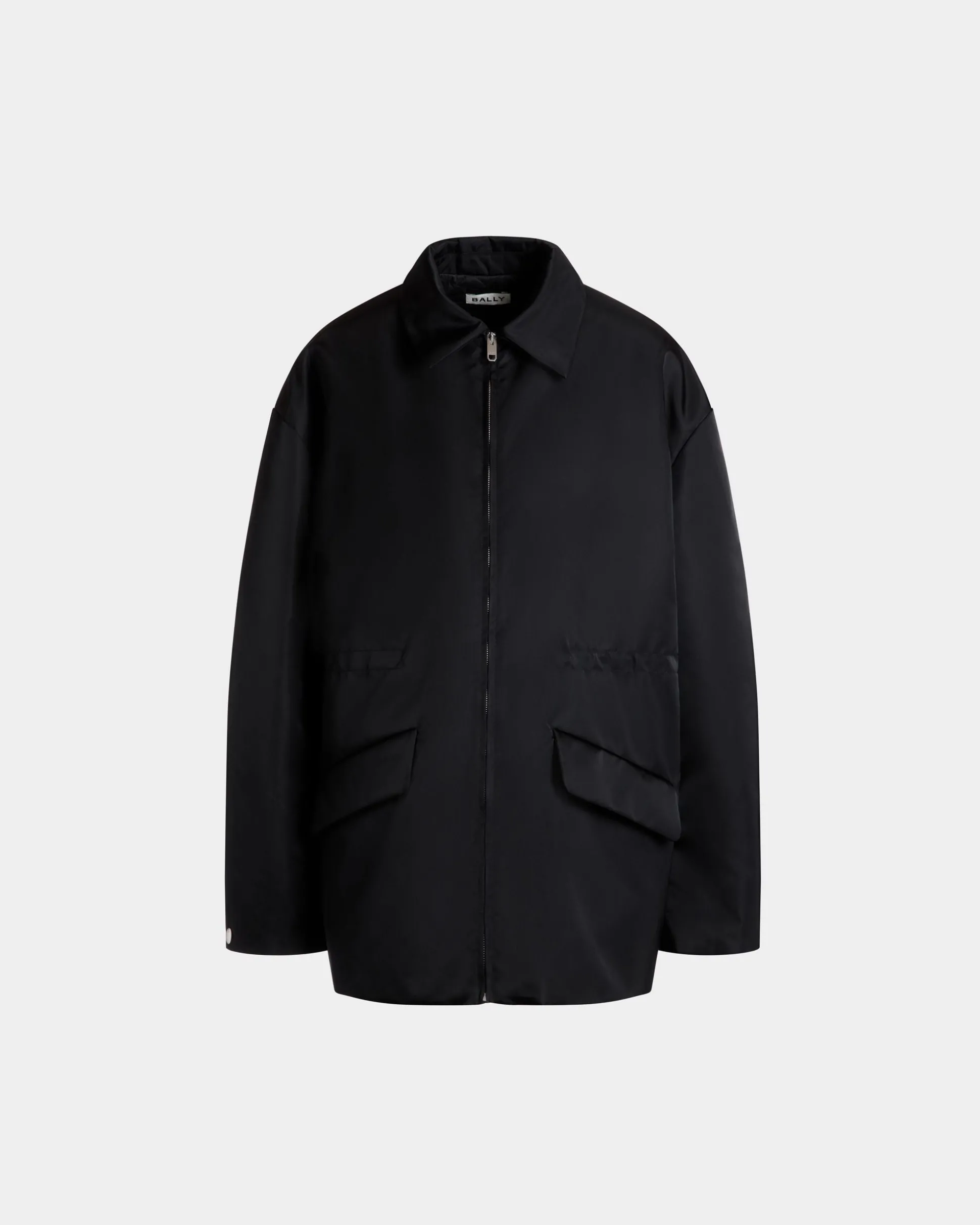 Jacke Aus Nylon In Schwarz