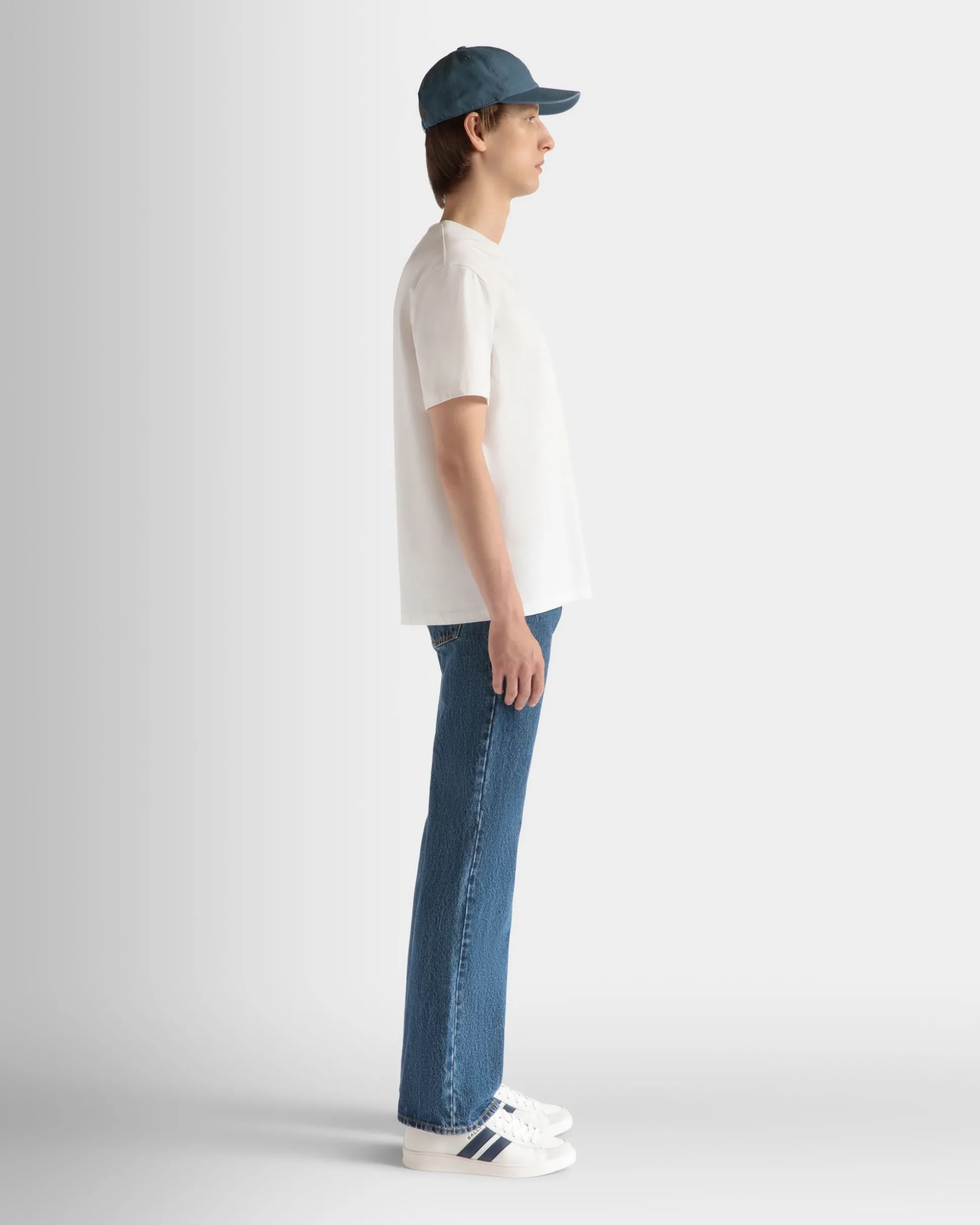 Jeanshose Aus Baumwolle In Medium Blue