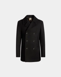 Kabanjacke Aus Einer Wollmischung In Schwarz Aus Der Adrien Brody Travel-Kollektion