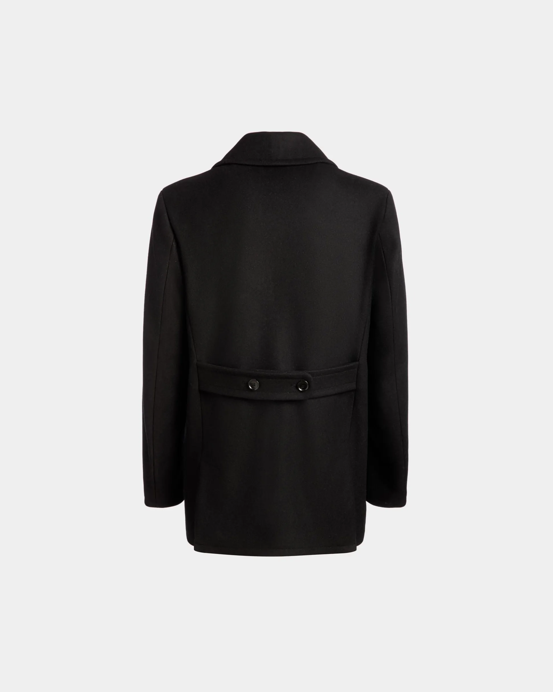 Kabanjacke Aus Einer Wollmischung In Schwarz Aus Der Adrien Brody Travel-Kollektion
