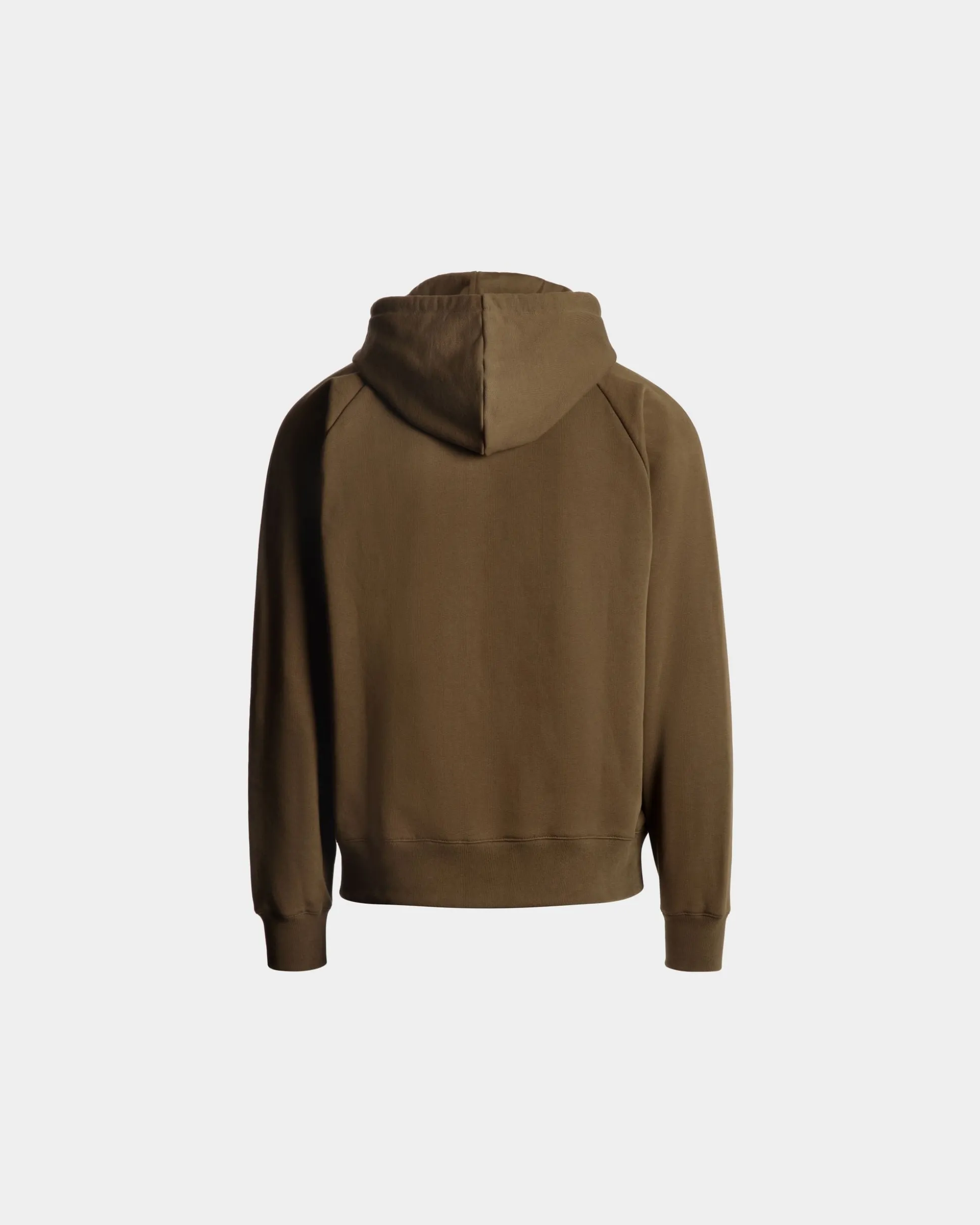 Kapuzenpullover Aus Baumwolle In Braun Mit Bally-Crest