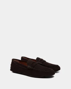 Kerbs Driver-Schuh Aus Geprägtem Veloursleder