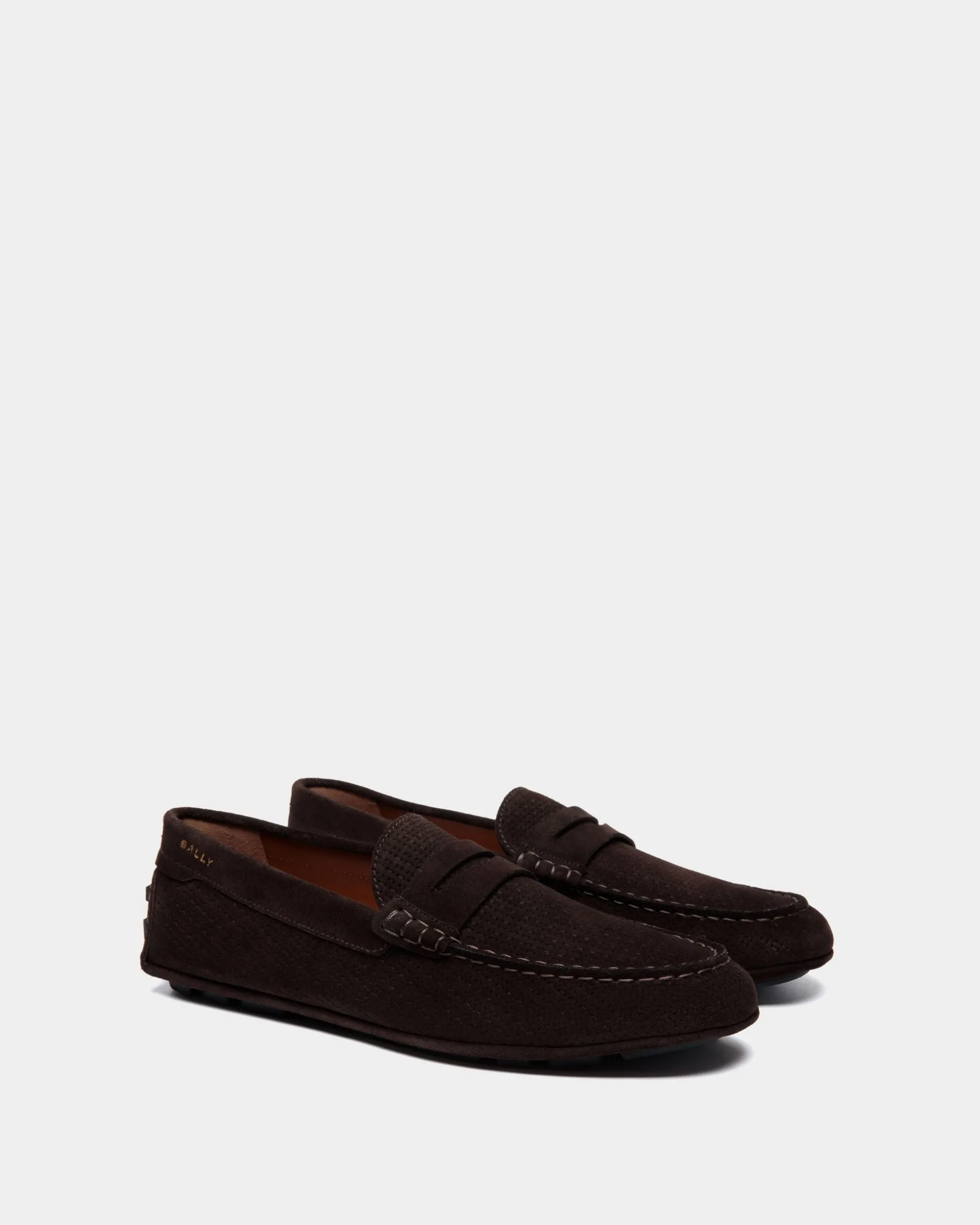 Kerbs Driver-Schuh Aus Geprägtem Veloursleder