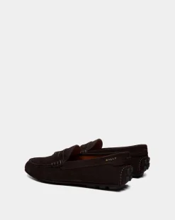 Kerbs Driver-Schuh Aus Geprägtem Veloursleder
