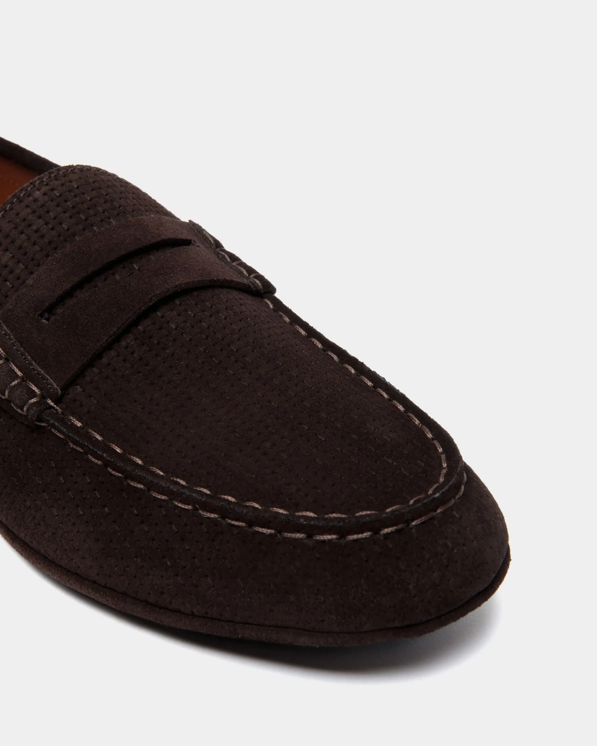 Kerbs Driver-Schuh Aus Geprägtem Veloursleder