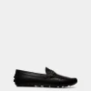 Kerbs Driver-Schuh Aus Leder In Schwarz