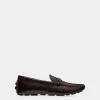 Kerbs Driver-Schuh Aus Leder In Ebenholz