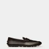 Kerbs Driver-Schuh Aus Leder In Ebenholz