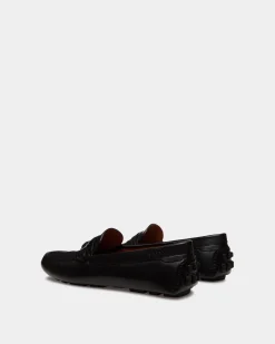 Kerbs Driver-Schuh Aus Leder In Schwarz