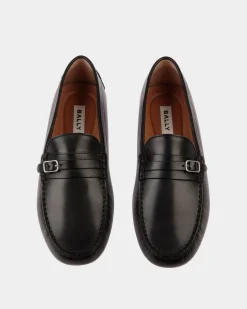 Kerbs Driver-Schuh Aus Leder In Schwarz