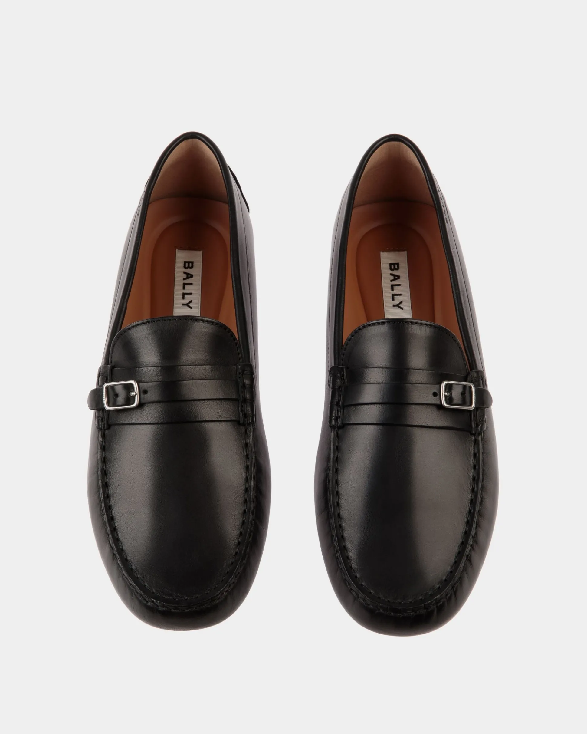 Kerbs Driver-Schuh Aus Leder In Schwarz