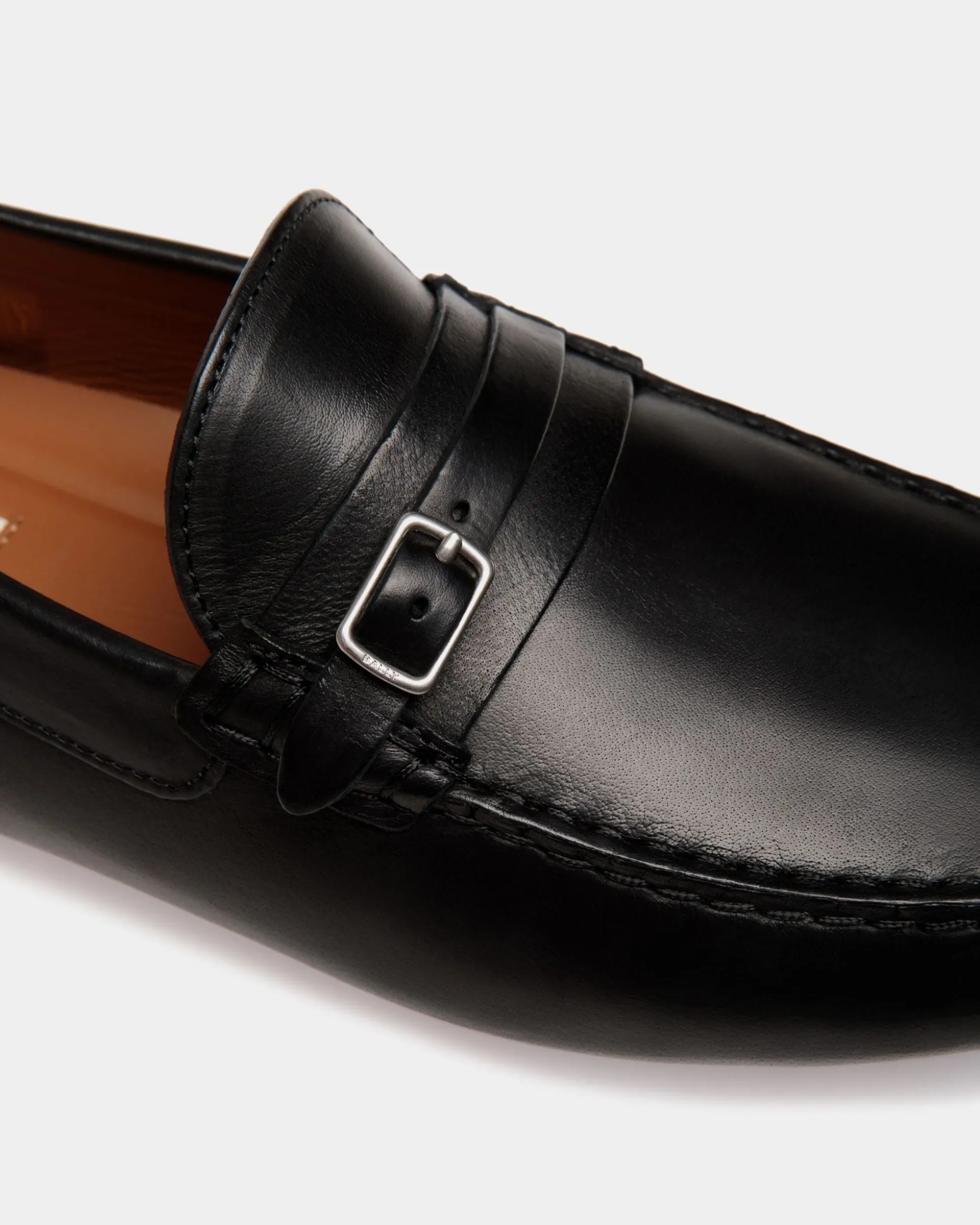 Kerbs Driver-Schuh Aus Leder In Schwarz