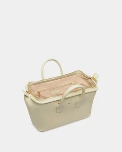 Kleine Henkeltasche Belle Aus Leder In Light Green