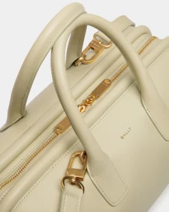 Kleine Henkeltasche Belle Aus Leder In Light Green