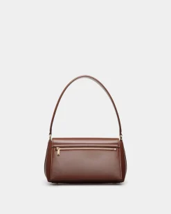 Kleine Henkeltasche Ollam Aus Braunem Leder