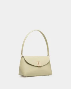 Kleine Henkeltasche Ollam Aus Leder In Light Green