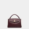 Kleine Lock Me Henkeltasche Aus Genarbtem Leder In Andorra