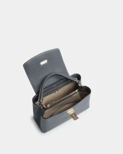 Kleine Lock Me Henkeltasche Aus Leder