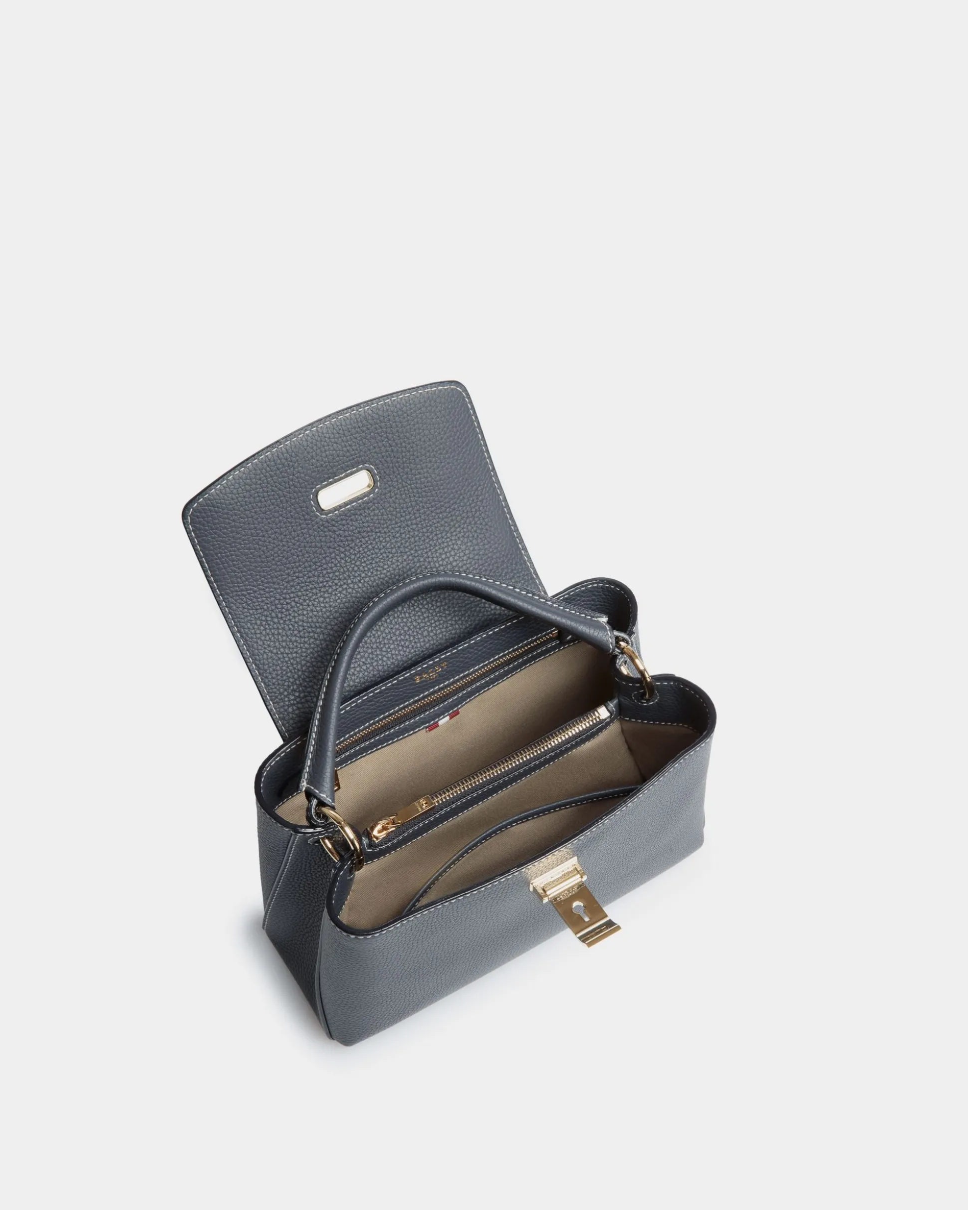 Kleine Lock Me Henkeltasche Aus Leder