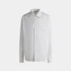 Langarmshirt Aus Baumwolle In Weiß