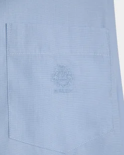 Langarmshirt Aus Baumwolle In Light Blue