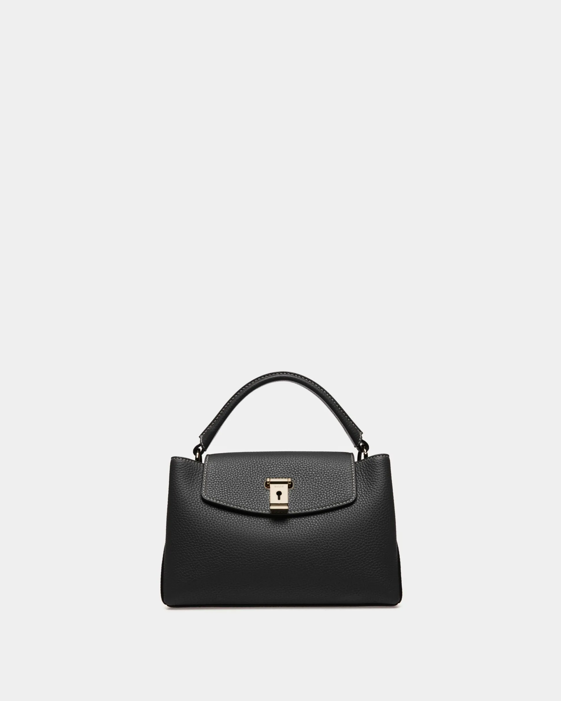 Layka Henkeltasche Aus Leder In Schwarz