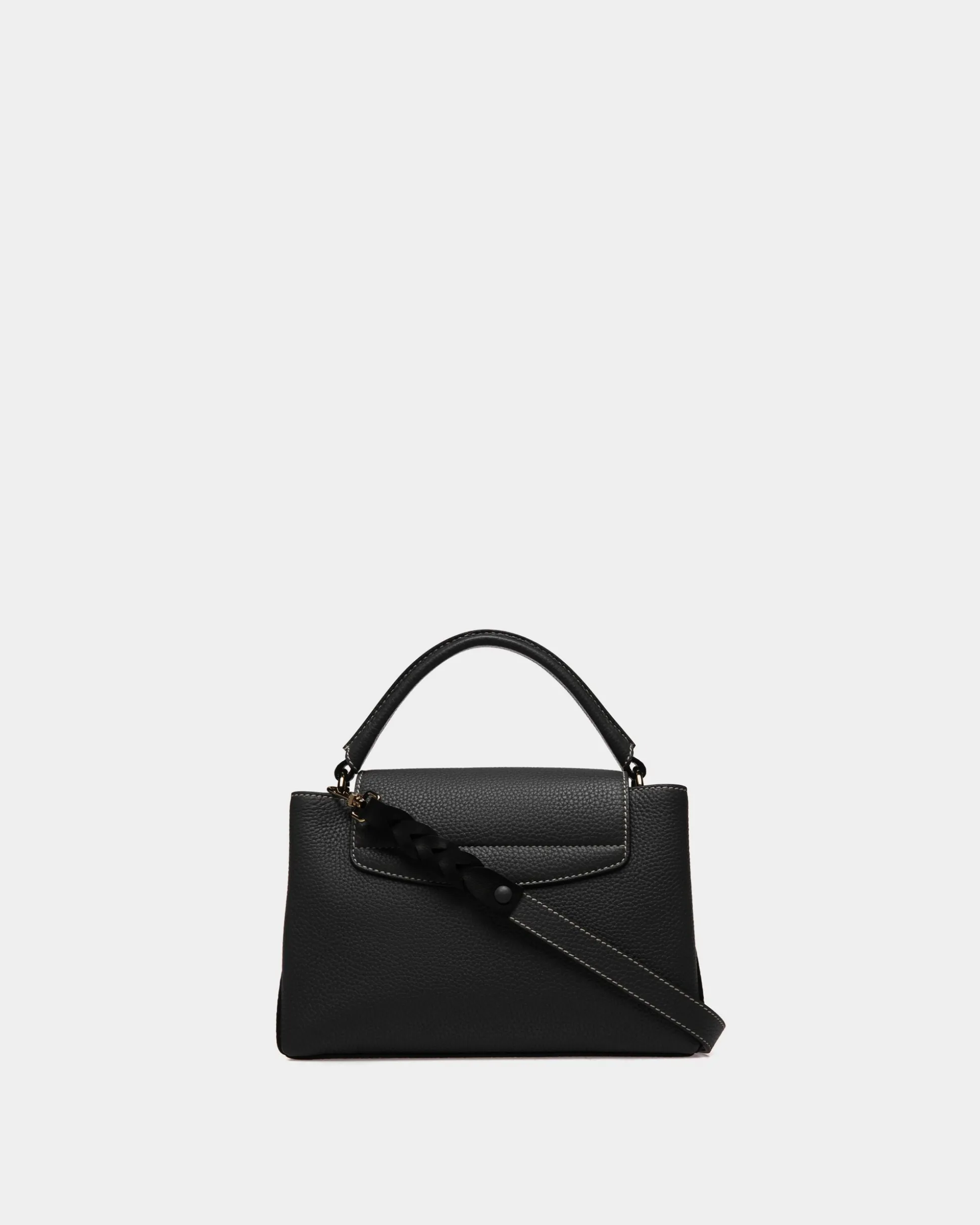 Layka Henkeltasche Aus Leder In Schwarz