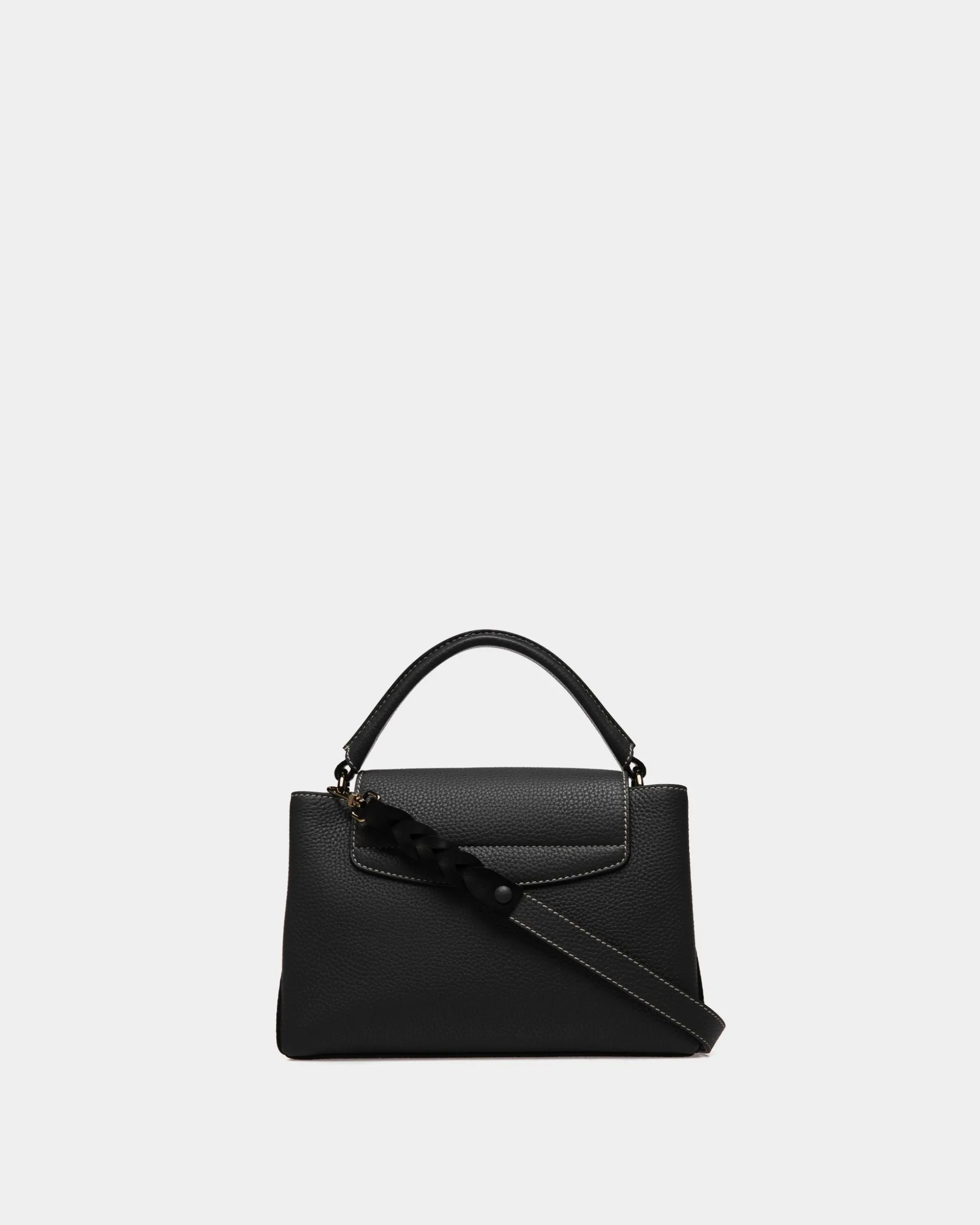 Layka Henkeltasche Aus Leder In Schwarz
