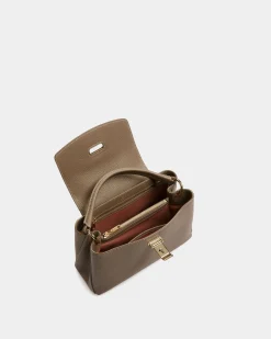 Layka Henkeltasche Aus Leder In Hellbraun
