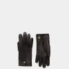 Lederhandschuhe In Schwarz Mit Bally-Wappen-Logo